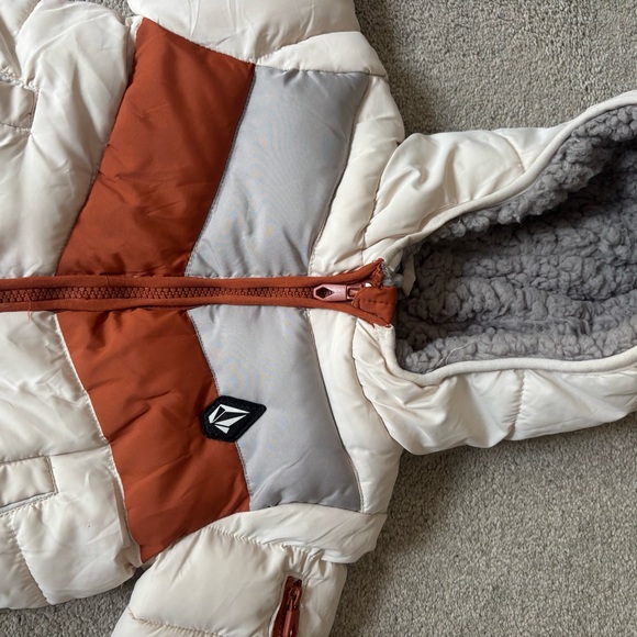 Volcom Baby Snowsuit – Hooded Fleece Lined Warm Winter Jumpsuit – 6-9 M - Picture 2 of 9